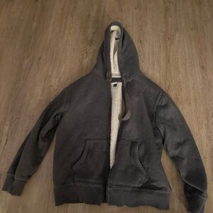 Old Navy Gray Hooded Jacket